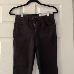 NWT Rag & Bone Black Nina High Rise Skinny Jeans